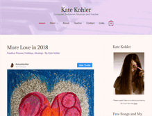 Tablet Screenshot of katekohler.com